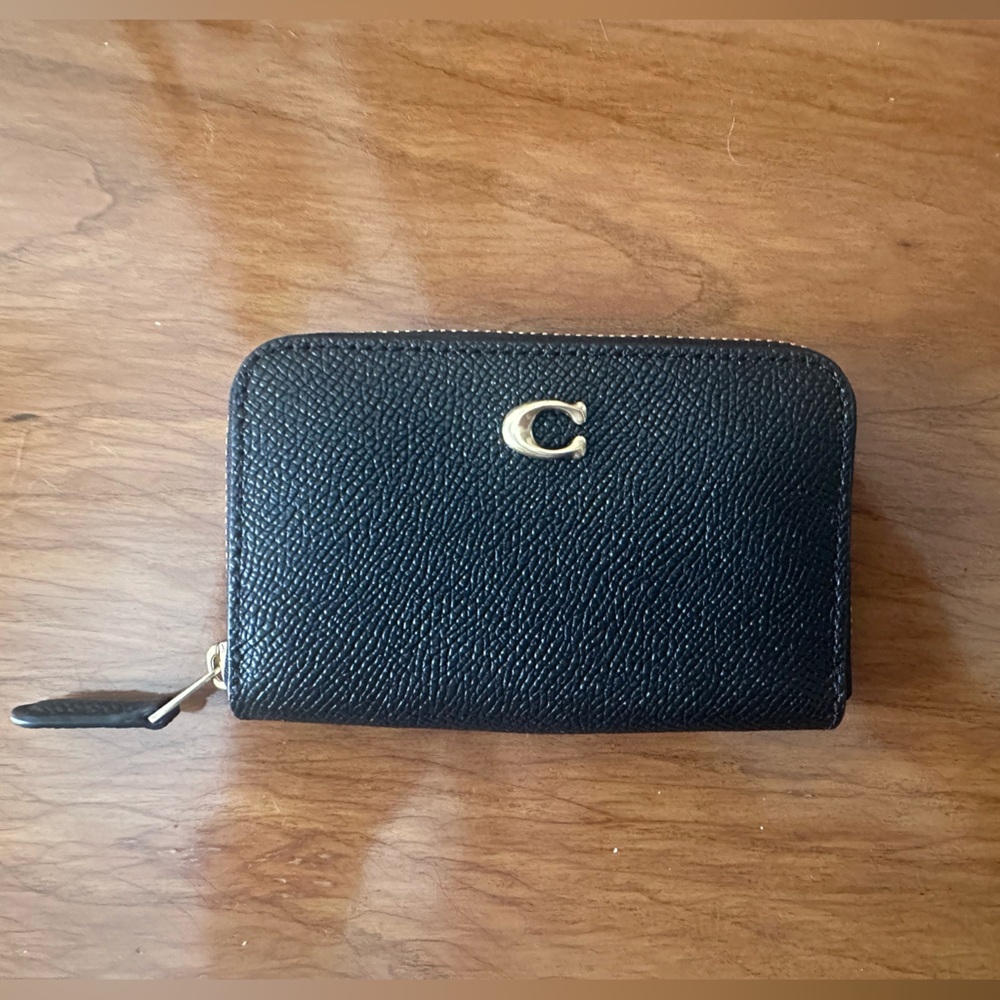 Coach small zip wallet